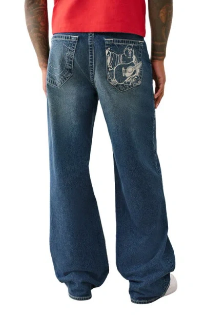 True Religion Vinny Super T Ultra Baggy Jeans In Blue