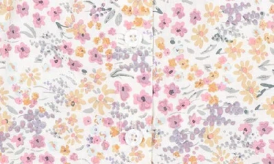 Joe's Kids' Floral Print Flutter Sleeve Dress In Pink