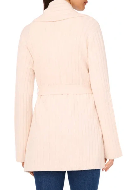 Vince Camuto Shawl Collar Belted Cardigan In Neutral