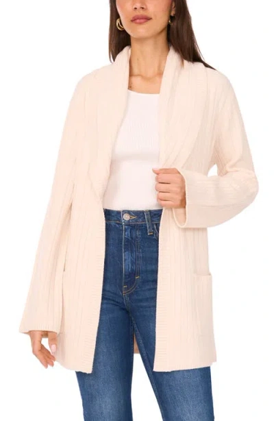 Vince Camuto Shawl Collar Belted Cardigan In Neutral