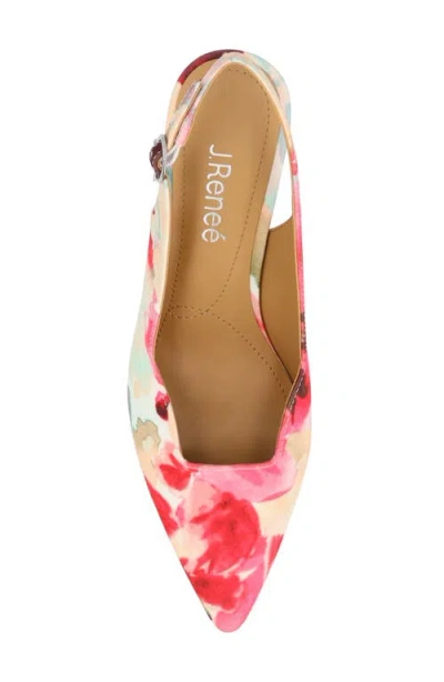 J. Reneé Anara Slingback Pointed Toe Pump