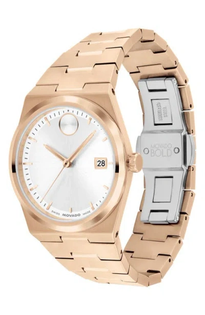 Movado Bold Quest Bracelet Watch, 35mm