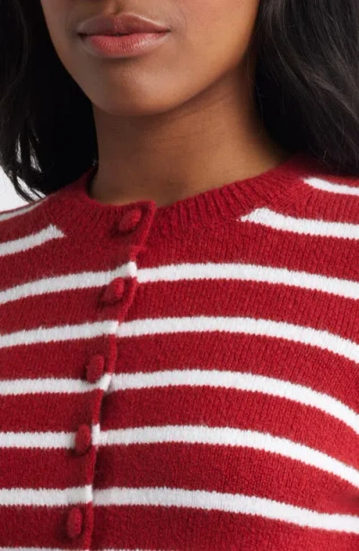 Madewell Kensington Cardigan In Red