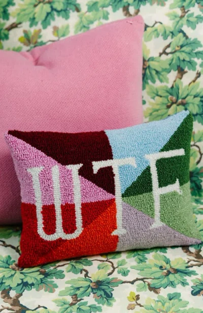 Furbish Wtf Pillow In Multi