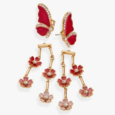 Alex And Ani New York Botanical Garden® 2-in-1 Butterfly Statement Earrings