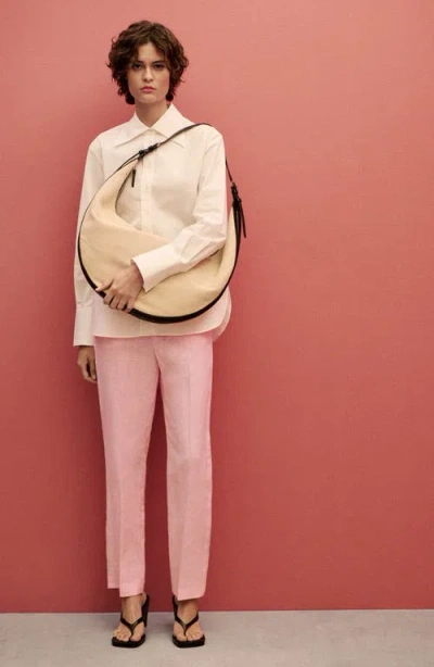 Mango Boreli Linen Pants