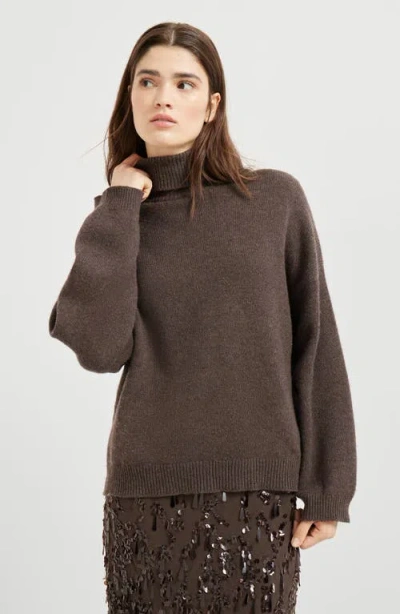 Brunello Cucinelli Turtleneck Sweater With Monili