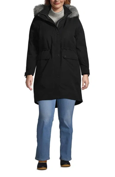Lands' End Expedition Waterproof Down Winter Parka With Faux Fur Hood