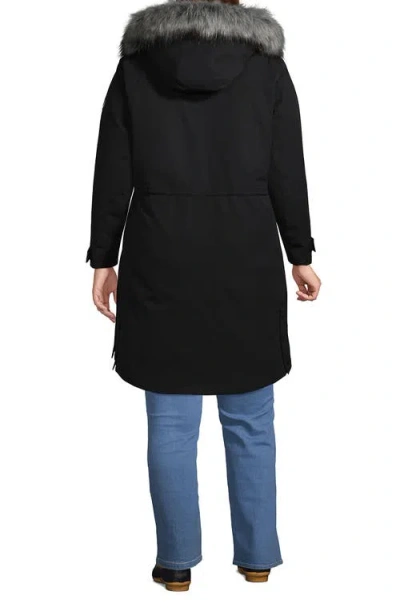 Lands' End Expedition Waterproof Down Winter Parka With Faux Fur Hood