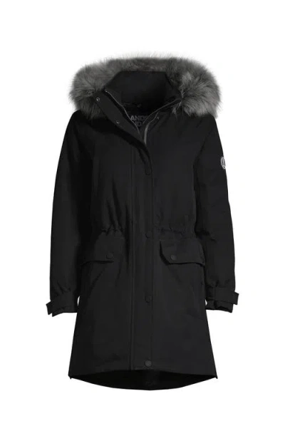 Lands' End Expedition Waterproof Down Winter Parka With Faux Fur Hood
