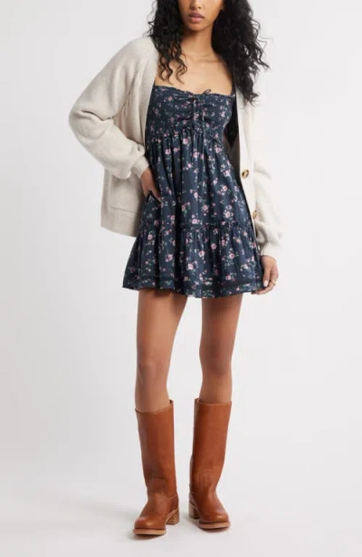 Bp. Long Sleeve Fit & Flare Minidress