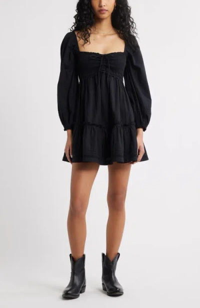 Bp. Long Sleeve Fit & Flare Minidress
