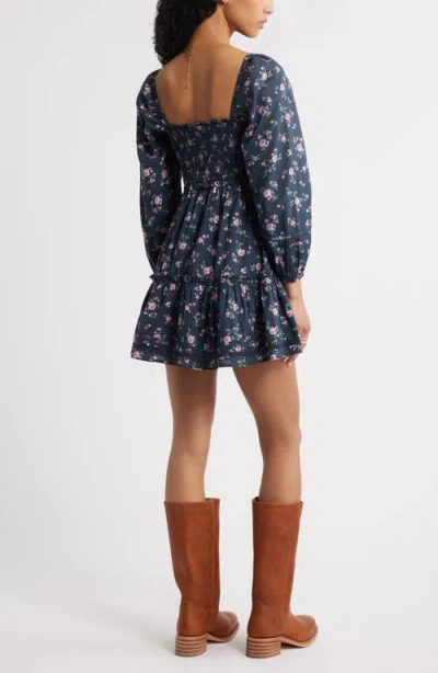 Bp. Long Sleeve Fit & Flare Minidress