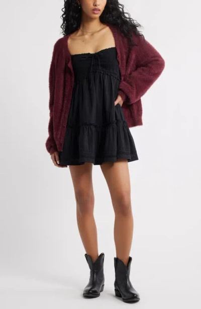 Bp. Long Sleeve Fit & Flare Minidress