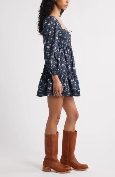 Bp. Long Sleeve Fit & Flare Minidress