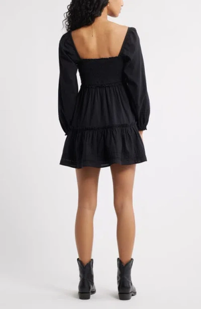 Bp. Long Sleeve Fit & Flare Minidress