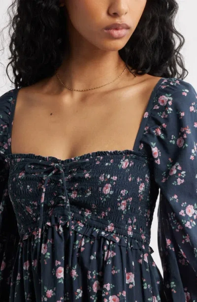Bp. Long Sleeve Fit & Flare Minidress