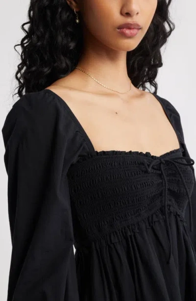 Bp. Long Sleeve Fit & Flare Minidress
