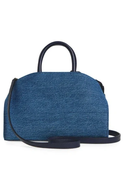 Ferragamo Mini Hug Denim Top Handle Bag