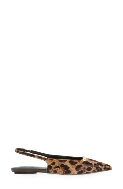 Tod's Slingback Ballerinas In Pony Effect Leather