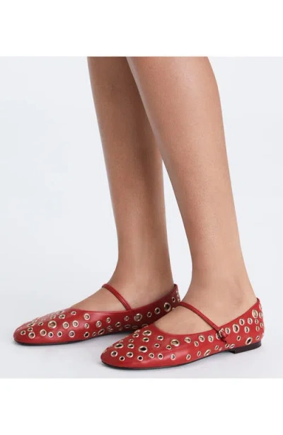 Tory Burch Eyelet Mary Jane Ballet Flat