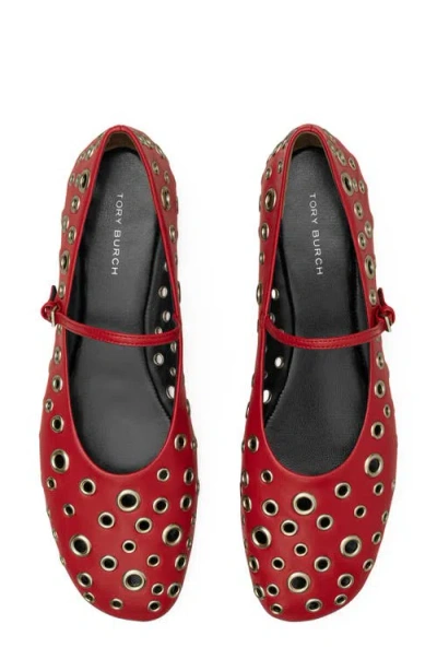 Tory Burch Eyelet Mary Jane Ballet Flat