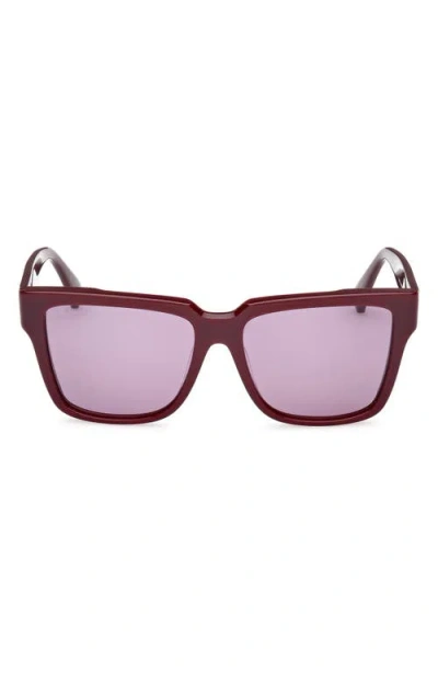 Max Mara Glimpse2 57mm Gradient Polarized Square Sunglasses