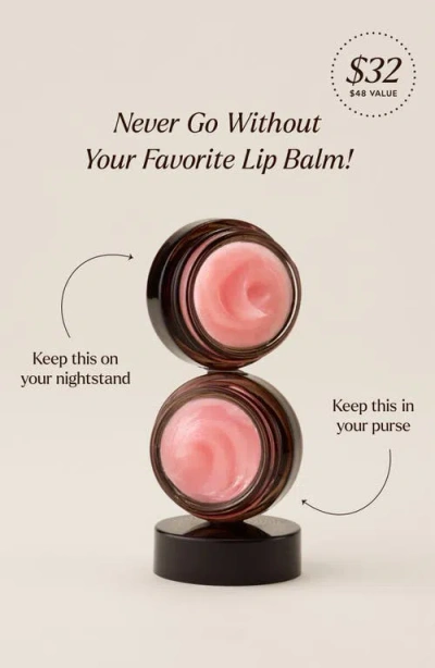 True Botanicals Moisture Lock Glossy Balm Duo $48 Value