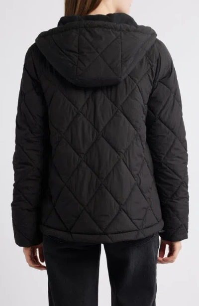 Bernardo Quilted Packable Puffer Jacket In Black