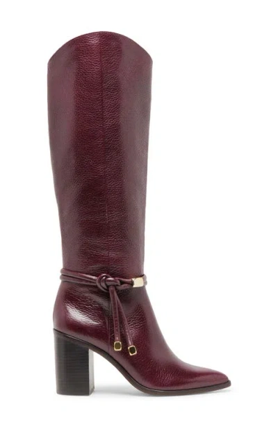 Dolce Vita Tarren Knee High Boot In Burgundy