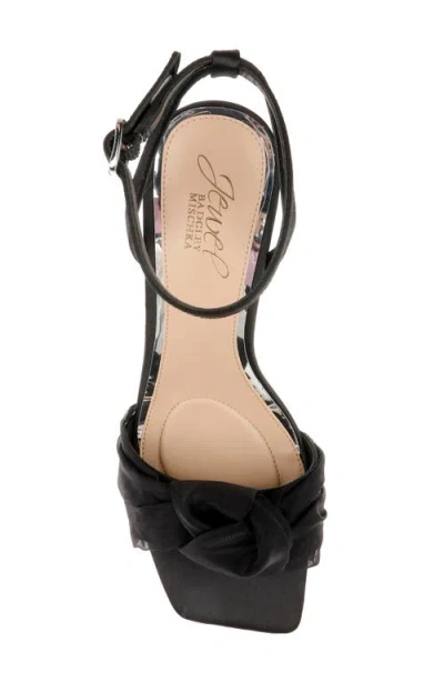 Jewel Badgley Mischka Women's Fayola Dress Knot Sandals In Black