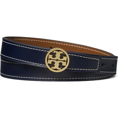 Tory Burch 1-inch Miller Reversible Leather Belt