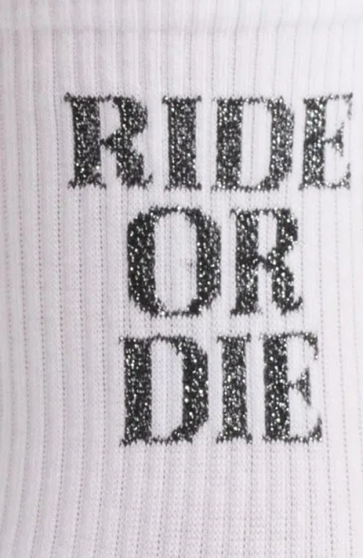 High Heel Jungle Cotton Blend Crew Socks