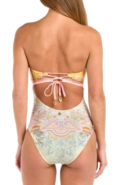 Sunshine 79 Dreamland Bandeau One-piece Swimsuit In Multi
