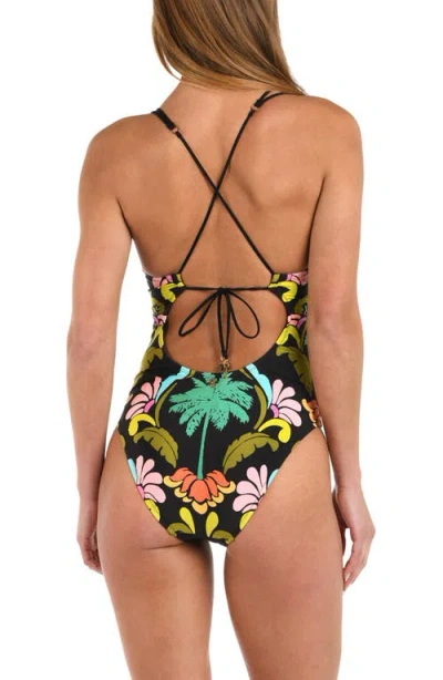 Sunshine 79 Mirage Plunge One-piece Swimsuit In Multi
