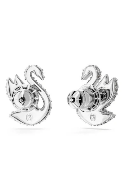 Swarovski Swan Crystal Stud Earrings