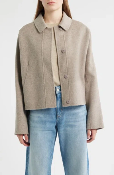 Hugo Boss Boss Cafeta Wool Blend Jacket In Neutral