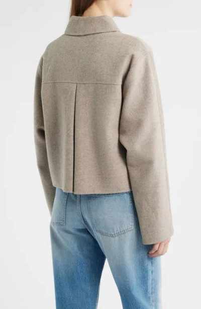 Hugo Boss Boss Cafeta Wool Blend Jacket In Neutral