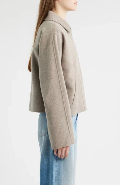 Hugo Boss Boss Cafeta Wool Blend Jacket In Neutral