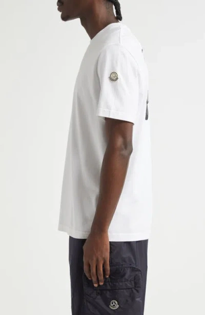 Moncler Genius Mercedes-benz By Nigo White Crewneck T-shirt In White