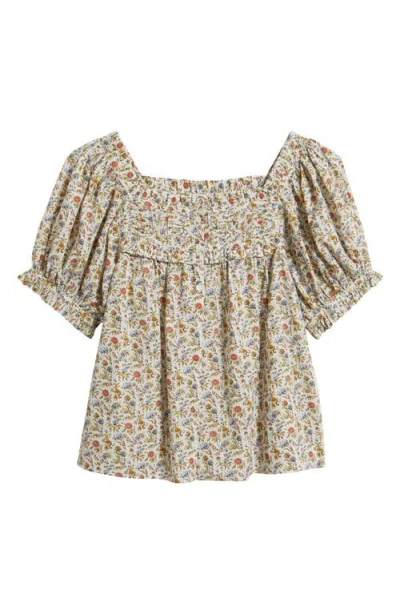 Doen Dôen Farley Floral Peasant Top