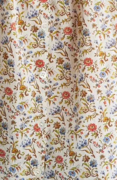 Doen Dôen Farley Floral Peasant Top