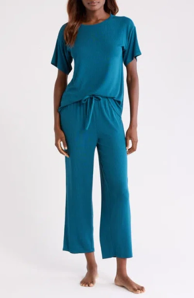 Nordstrom Moonlight Eco Easy Rib Pajamas In Blue