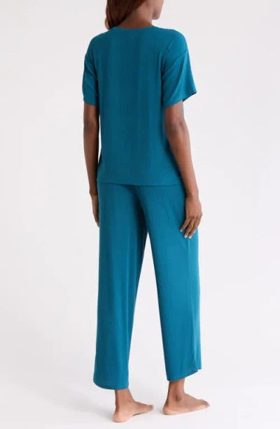 Nordstrom Moonlight Eco Easy Rib Pajamas In Blue