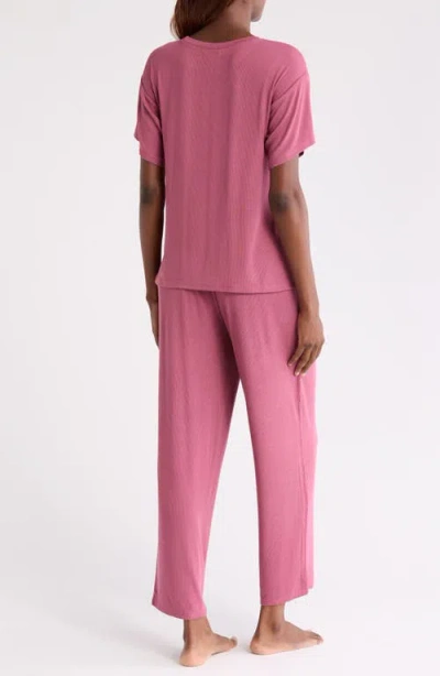 Nordstrom Moonlight Eco Easy Rib Pajamas In Pink
