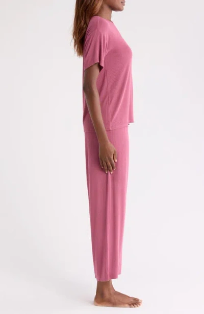 Nordstrom Moonlight Eco Easy Rib Pajamas In Pink