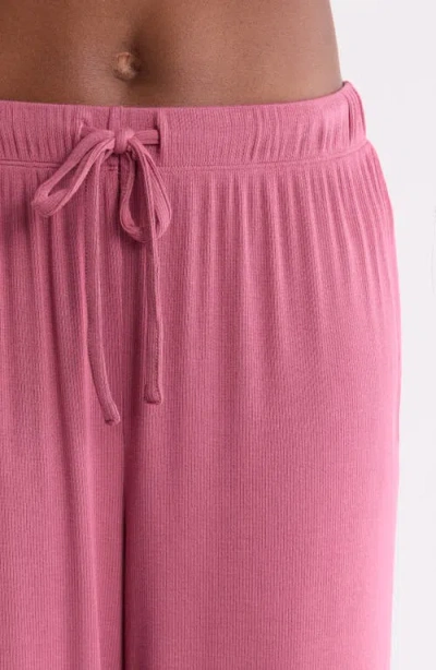 Nordstrom Moonlight Eco Easy Rib Pajamas In Pink
