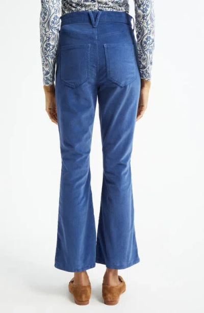 Veronica Beard Carson Corduory Flare Leg Ankle Pants