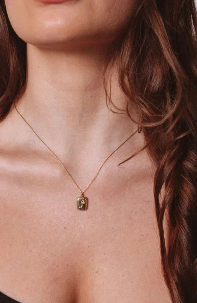 Set & Stones Audrey Birth Flower Pendant Necklace