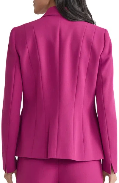 Kasper Panel Seamed Jacket In Purple